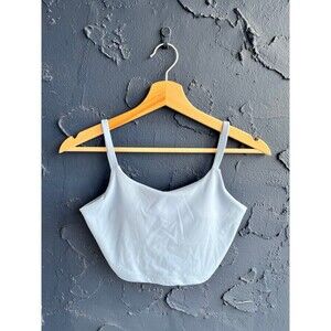 blue sports bra